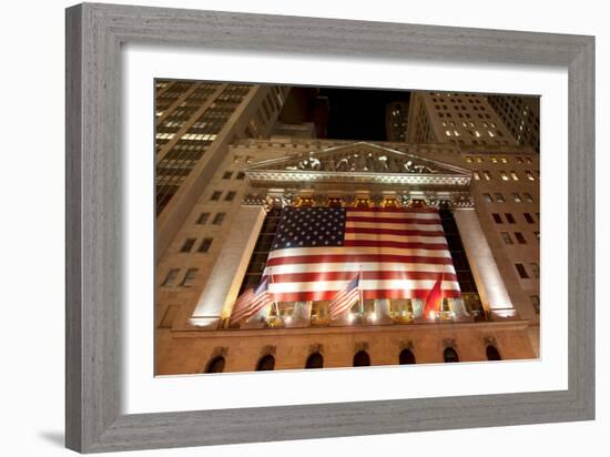 New York Stock Exchange, New York City-Sabine Jacobs-Framed Photographic Print