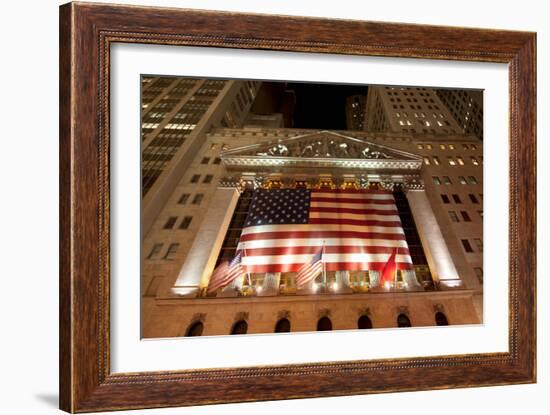 New York Stock Exchange, New York City-Sabine Jacobs-Framed Photographic Print