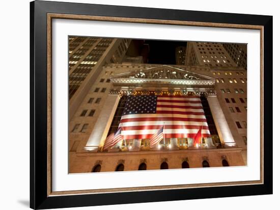 New York Stock Exchange, New York City-Sabine Jacobs-Framed Photographic Print