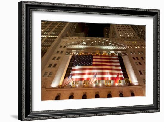 New York Stock Exchange, New York City-Sabine Jacobs-Framed Photographic Print