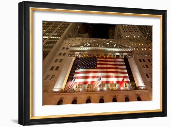 New York Stock Exchange, New York City-Sabine Jacobs-Framed Photographic Print