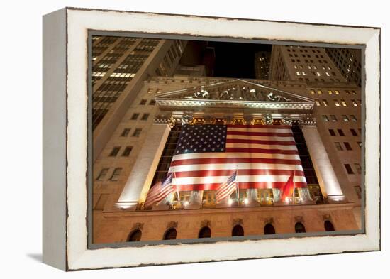 New York Stock Exchange, New York City-Sabine Jacobs-Framed Premier Image Canvas