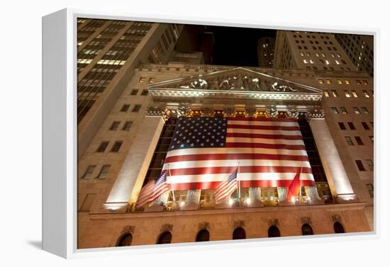 New York Stock Exchange, New York City-Sabine Jacobs-Framed Premier Image Canvas