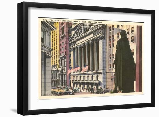 New York Stock Exchange, New York City-null-Framed Art Print