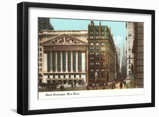 New York Stock Exchange, New York City-null-Framed Art Print