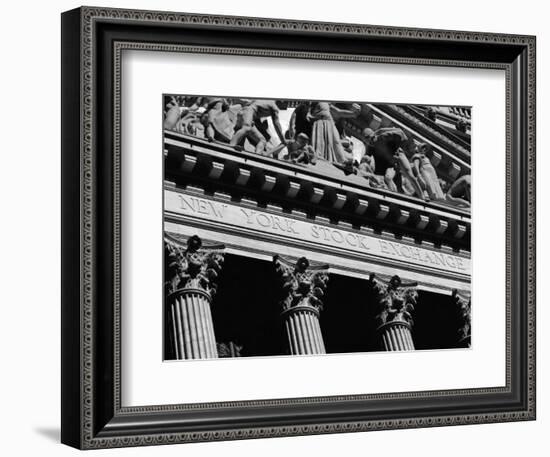 New York Stock Exchange, Wall Street Area, New York, New York State, USA-Robert Harding-Framed Photographic Print