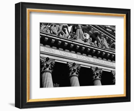 New York Stock Exchange, Wall Street Area, New York, New York State, USA-Robert Harding-Framed Photographic Print