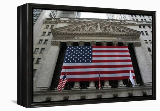 New York Stock Exchange-Robert Goldwitz-Framed Premier Image Canvas