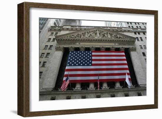 New York Stock Exchange-Robert Goldwitz-Framed Photographic Print