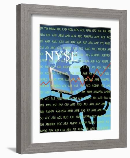 New York Stock Exchange-Linda Braucht-Framed Giclee Print