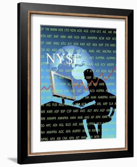 New York Stock Exchange-Linda Braucht-Framed Giclee Print