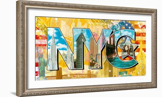 New York Story-Tom Frazier-Framed Art Print