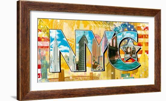 New York Story-Tom Frazier-Framed Giclee Print