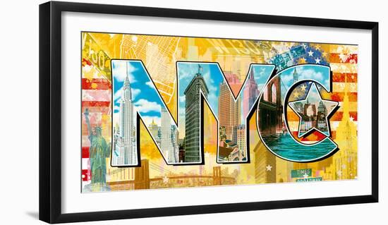 New York Story-Tom Frazier-Framed Giclee Print