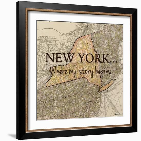 New York Story-Tina Carlson-Framed Art Print