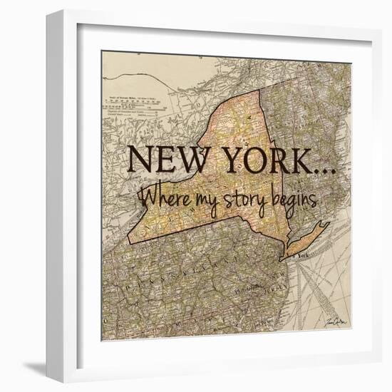 New York Story-Tina Carlson-Framed Art Print