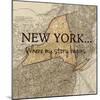 New York Story-Tina Carlson-Mounted Art Print