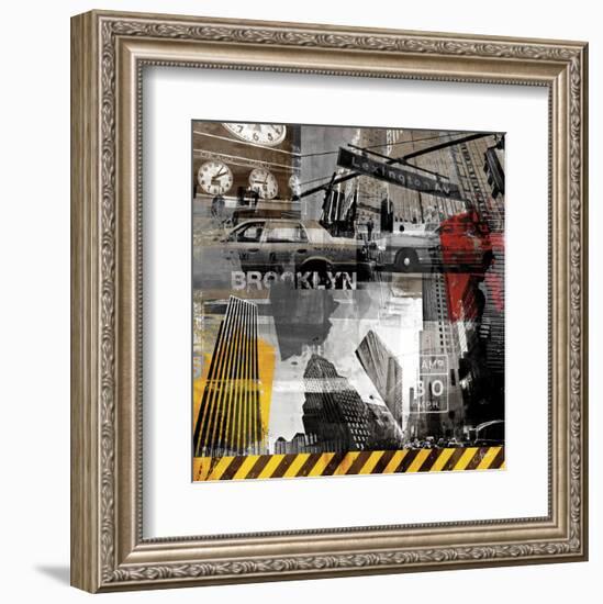 New York Streets II-Sven Pfrommer-Framed Art Print