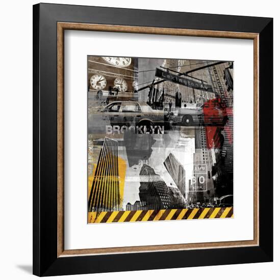 New York Streets II-Sven Pfrommer-Framed Art Print