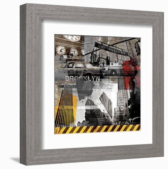 New York Streets II-Sven Pfrommer-Framed Art Print