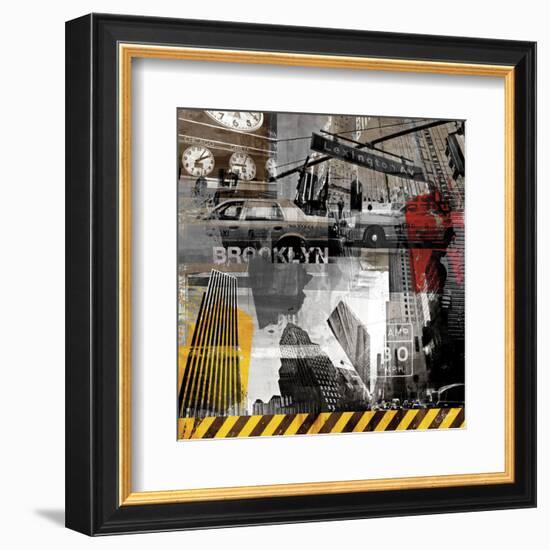 New York Streets II-Sven Pfrommer-Framed Art Print