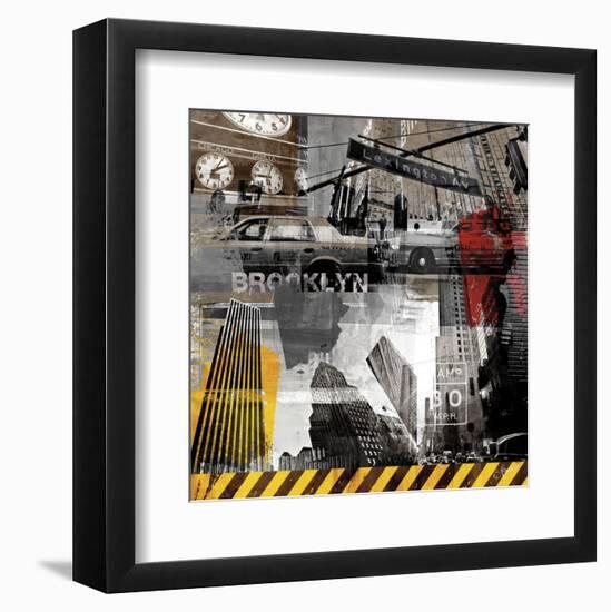 New York Streets II-Sven Pfrommer-Framed Art Print