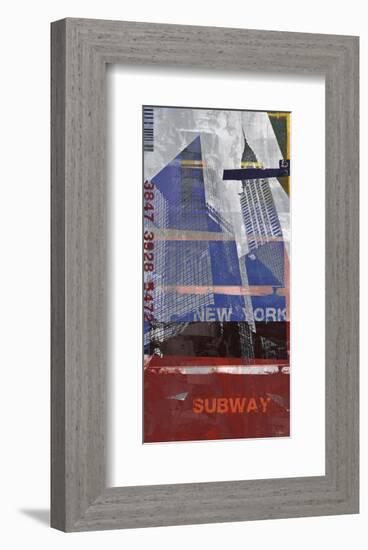 New York Streets VII-Sven Pfrommer-Framed Art Print