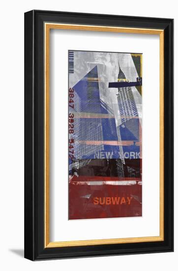 New York Streets VII-Sven Pfrommer-Framed Art Print