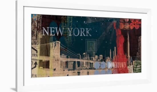 New York Streets-Tom Frazier-Framed Art Print