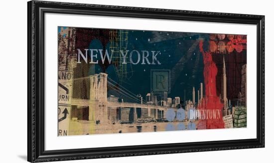 New York Streets-Tom Frazier-Framed Art Print