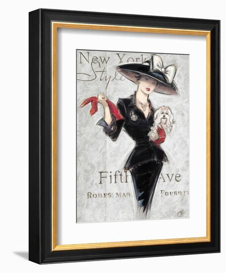 New York Style Lady-Chad Barrett-Framed Art Print