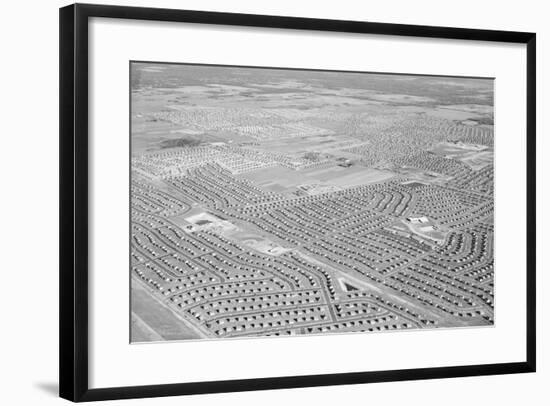 New York Suburb of Levittown-null-Framed Photographic Print