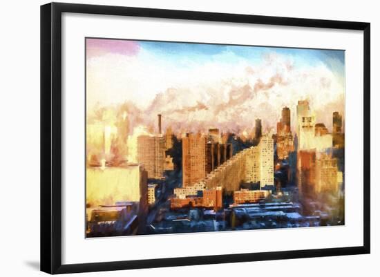 New York Sunset Colors-Philippe Hugonnard-Framed Giclee Print