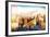 New York Sunset Colors-Philippe Hugonnard-Framed Giclee Print