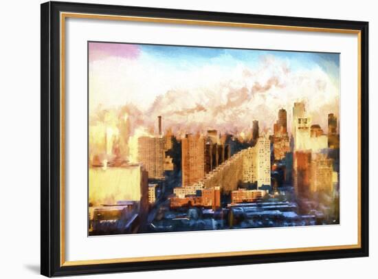 New York Sunset Colors-Philippe Hugonnard-Framed Giclee Print