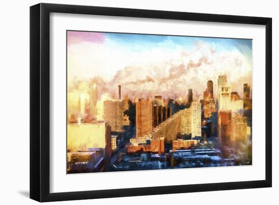 New York Sunset Colors-Philippe Hugonnard-Framed Giclee Print