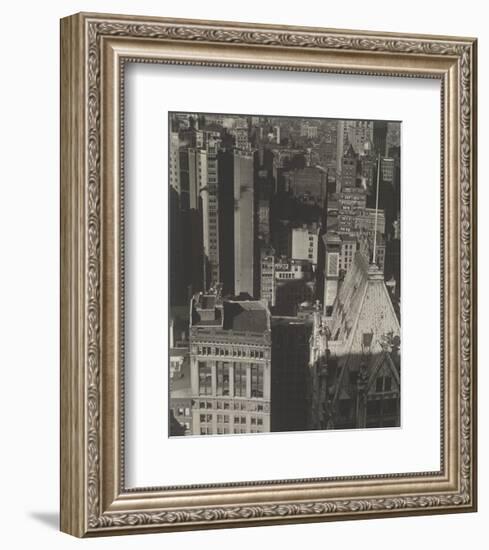 New York, Temple Court, distant view, Negative date: 1920-Charles Sheeler-Framed Art Print