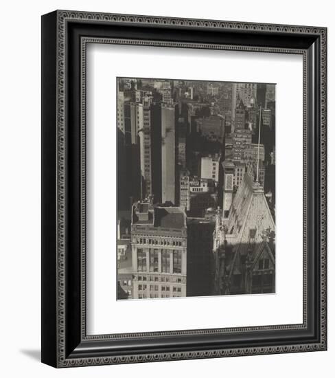 New York, Temple Court, distant view, Negative date: 1920-Charles Sheeler-Framed Art Print