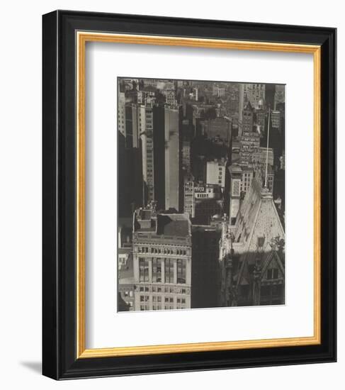 New York, Temple Court, distant view, Negative date: 1920-Charles Sheeler-Framed Art Print