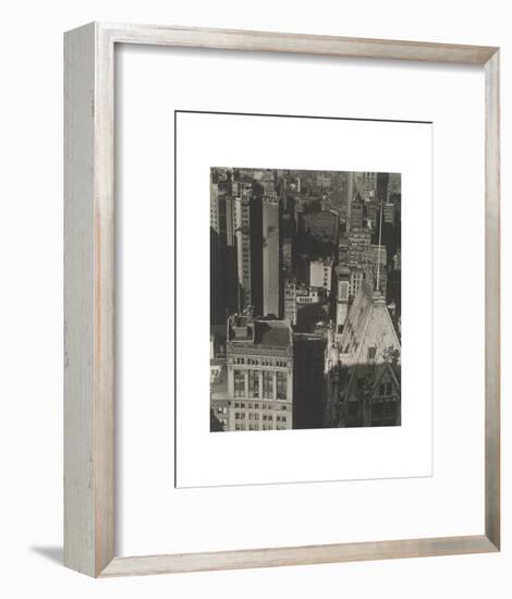 New York, Temple Court, distant view, Negative date: 1920-Charles Sheeler-Framed Art Print