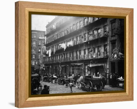 New York: Tenements, 1912-Lewis Wickes Hine-Framed Premier Image Canvas