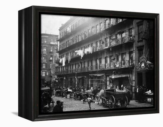 New York: Tenements, 1912-Lewis Wickes Hine-Framed Premier Image Canvas