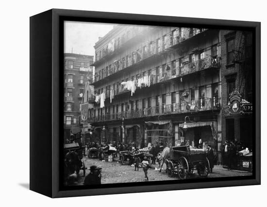 New York: Tenements, 1912-Lewis Wickes Hine-Framed Premier Image Canvas