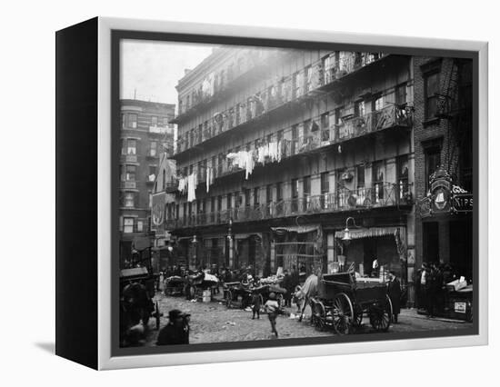 New York: Tenements, 1912-Lewis Wickes Hine-Framed Premier Image Canvas