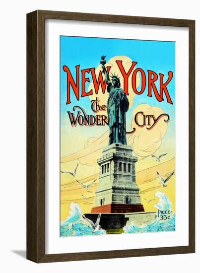 New York; the Wonder City-Irving Underhill-Framed Art Print