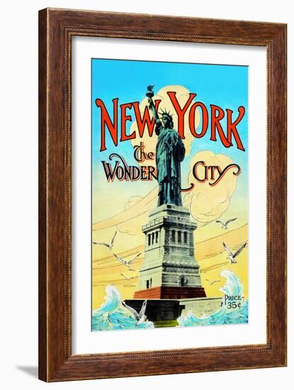 New York; the Wonder City-Irving Underhill-Framed Art Print