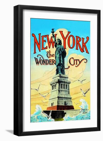 New York; the Wonder City-Irving Underhill-Framed Art Print