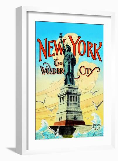 New York; the Wonder City-Irving Underhill-Framed Art Print