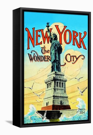 New York; the Wonder City-Irving Underhill-Framed Stretched Canvas