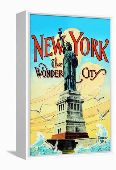 New York; the Wonder City-Irving Underhill-Framed Stretched Canvas